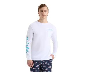 Salt Life Mens Secret Spot Long Sleeve Pocket Tee, White, Medium