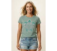 Salt Life Pastel Turtle Womens T-Shirt - - Size: L