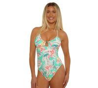 Salt Life Women's Biscayne Demi One Piece Swimsuit, Adjustable, Bathing Suits, Multicolor, Medium