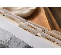Salt & Light - Sand - Copper Foil - Matte Coated - Bible Index - Journaling - Beautiful Tabs - 66 Books + Extra - Indexing - Laminated - Durable - High Quality - Nuetral - Women &