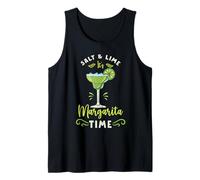 Salt Lime Margarita Time Spicy Marg Cocktail Funny Drinking Tank Top