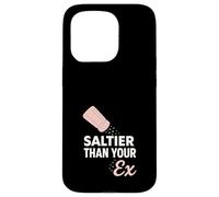 Salt Lover Sodium Addict NaCl Meme Flavor Fanatic Kitchen Case for iPhone 15 Pro