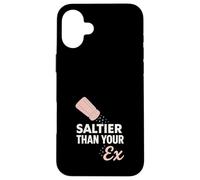 Salt Lover Sodium Addict NaCl Meme Flavor Fanatic Kitchen Case for iPhone 16 Plus