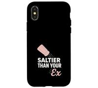 Salt Lover Sodium Addict NaCl Meme Flavor Fanatic Kitchen Case for iPhone X/XS
