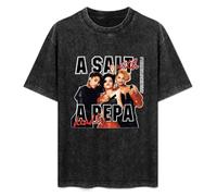 Salt N Pepa A Salt with A Deadly Pepa Mens T-Shirt Casual Black Tee Cotton Graphic Unisex Shirts XL