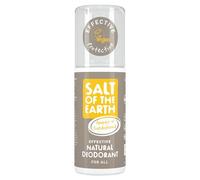 Salt of the Earth - Refillable Natural Deodorant Spray - Vegan & Cruelty Free - Certified 100% Natural Origin Ingredients - Suitable for Men, Women & Kids - Amber & Sandalwood - 100ml