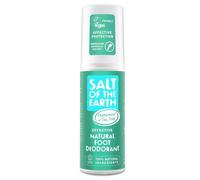 Salt of the Earth - Refillable Natural Foot Deodorant Spray - 100% Natural Origin Ingredients - Peppermint & Tea Tree - Suitable For Women, Men & Kids - Vegan - Smart Refillable Format - 100 ml