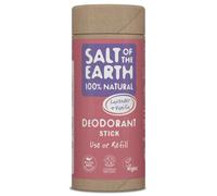 Salt of the Earth - Natural Deodorant Stick Refill - Lavender & Vanilla - Vegan, Long Lasting Protection, Leaping Bunny Approved, Made in The UK for Women, Men & Kids - 75g