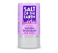 Salt of the Earth - Natural Crystal Deodorant Rock Chick for Kids - Fragrance Free, Vegan Formulas with Long Lasting Protection, Cosmos & Leaping Bunny Approved - 90g