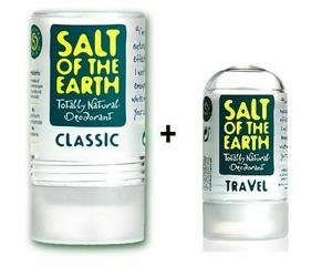 SALT OF THE EARTH NATURAL DEODORANT BUNDLE 1x90g + 1x50g (Travel Size)