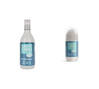 Salt Of the Earth Natural Deodorant Refillable Roll-on, Ocean & Coconut, Fragrance Free - Vegan, Long Lasting Protection, Leaping Bunny Approved, Made in the UK, 75ml & Roll-on Refill 525ml