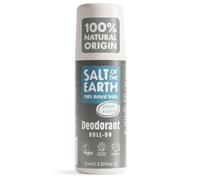 Salt of the Earth - Natural Deodorant Roll On for Men - Certified 100% Natural Origin Ingredients - Vegan, Long Lasting Protection, Leaping Bunny Approved - Made in the UK - Vetiver & Citrus - 75ml