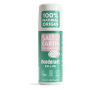 Salt of the Earth - Natural Deodorant Roll On - Melon & Cucumber - Vegan Formula with Effective Long-Lasting Protection, Made in the UK - Suitable for Women, Men & Kids - 75ml