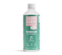 Salt of the Earth Natural Deodorant Roll On Refill Bottle x7 Uses Vegan 525ML