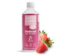 Salt of the Earth - Natural Deodorant Roll on Refill - x7 Uses - Fresh Strawberry -100% Natural Origin Ingredients - Vegan - Suitable for Men, Women & Children - 525ml