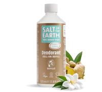 Salt of the Earth - Natural Deodorant Roll on Refill - x7 Uses - Ginger & Jasmine -100% Natural Origin Ingredients - Vegan - Suitable for Men, Women & Children - 525ml