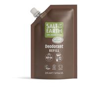 Salt of the Earth - Natural Deodorant Roll On Refill Pouch, x3 Uses - Oud & Bergamot - Vegan, Long Lasting Protection, Leaping Bunny Approved, Made in the UK - 225ml