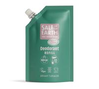 Salt of the Earth - Natural Deodorant Roll On Refill Pouch, x3 Uses - Melon & Cucumber - Vegan, Long Lasting Protection, Leaping Bunny Approved, Made in the UK - 225ml