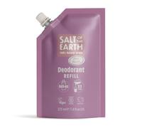 Salt of the Earth - Natural Deodorant Roll On Refill Pouch, x3 Uses - Peony Blossom - Vegan, Long Lasting Protection, Leaping Bunny Approved, Made in the UK - 225ml