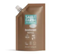 Salt of the Earth - Natural Deodorant Roll On Refill Pouch, x3 Uses - Ginger & Jasmine - Vegan, Leaping Bunny Approved, Made in the UK - 225ml