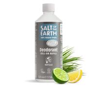 Salt Of the Earth - Natural Deodorant Roll On Refill Bottle, x7 Uses - Vetiver & Citrus - Vegan, Long Lasting Protection, Leaping Bunny Approved, Made in the UK - 525ml