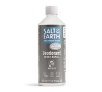 Salt of the Earth Natural Deodorant Spray Refill Bottle x5 Uses Vegan 500ML