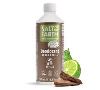 Salt of the Earth - Natural Deodorant Spray Refill - Certified Natural, Vegan, Long Lasting Protection, Leaping Bunny Approved, Made in the UK - 500ml (Oud & Bergamot)