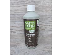 Salt of the Earth - Natural Deodorant Spray Refill - Certified Natural, Vegan, Long Lasting Protection, Leaping Bunny Approved, Made in the UK - 500ml (Oud & Bergamot)