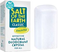 Salt Of the Earth Plastic Free Natural Deodorant Crystal Stick, Unscented, Vega