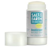 Salt of the Earth - Refillable Natural Deodorant Stick - Unscented - Aluminium Free with Natural Origin Ingredients, Vegan & Long Lasting Protection, UK Made for Men, Women & Kids - 84g