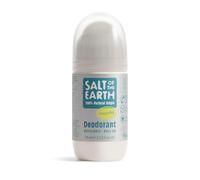 Salt of the Earth - Refillable Roll On Deodorant, 100% Natural Ingredients - Unscented - Suitable for Men, Women & Kids - Vegan - Smart Refillable Format - 75ml
