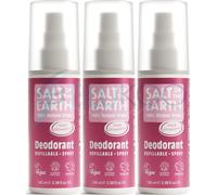 Salt of the Earth Sweet Strawberry Deodorant Spray - 100ml (Pack of 3)