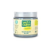 Salt of the Earth - Natural Vegan Deodorant Balm; Long Lasting Protection, Leaping Bunny Approved, Plastic & Aluminium Free - Unscented - 60g