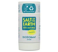 Salt of the Earth - Refillable Natural Deodorant Stick - Unscented - Aluminium Free with Natural Origin Ingredients, Vegan & Long Lasting Protection, UK Made for Men, Women & Kids - 84g