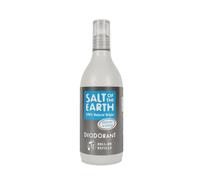 Salt Of the Earth - Natural Deodorant Roll On Refill Bottle, x7 Uses - Vetiver & Citrus - Vegan, Long Lasting Protection, Leaping Bunny Approved, Made in the UK - 525ml