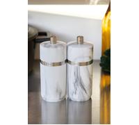 Salt or Pepper Mill (12cm) - Marble Finish Masterclass Multi One Size