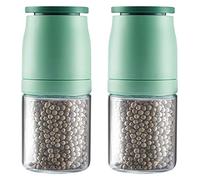 Salt Pepper Mill 2pcs Salt and Pepper Mill Set Quality Spice Mill ，Salt Grinder Salt and Pepper Shakers Kitchen Spice Grinder