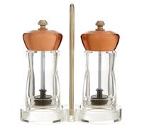 Premier Housewares 0507238 Salt & Pepper Mill Set, Ceramic, Metal, PS-Polystyrene