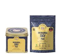 Salt Pepper Podi | Incredible Idly Podi | Exquisite Blend of Aromatic Spices | Mouthwatering Taste | Authentic South Indian Cuisine | Natural & Aromatic - Tin 150g + Refill Pouch -100g