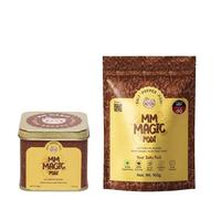Salt Pepper Podi | MM Magic Podi | Exquisite Blend of Aromatic Spices | Mouthwatering Taste | Authentic South Indian Cuisine | Natural & Aromatic| Tin 150 + Refill Pouch - 100g