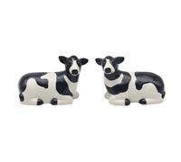 B&Q Salt & Pepper Set Cow-Shaped Ceramic Shakers - Novelty Kitchen Gift