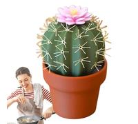 Salt Pepper Shakers, Cactus Forpe Design Salt and Pepper Dispensier Bottle - Leak Proof Condiment Condiment Contator for Kitchen, Restaurants and Catering
