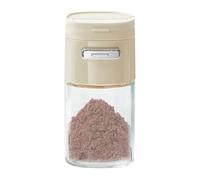 Salt Pepper Shakers - Glass Sugar Dispenser Pourer - Wear-Resistant Seasoning Pourer with Precise Quantitative for Dining Table Bistro Restaurant Coffee Corner