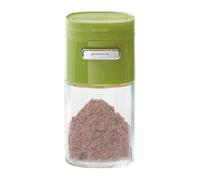 Salt Pepper Shakers, Glass Sugar Shaker Jar, Wear-Resistant Seasoning Pourer with Precise Quantitative for Dining Table Bistro Restaurant Coffee Corner