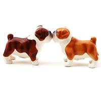 Salt & Pepper Shakers Set - BULLDOGS New Ceramic Kitchen Gifts 8987