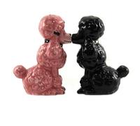 Salt & Pepper Shakers Set - POODLES New Ceramic Kitchen Gifts 8587