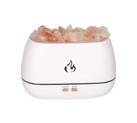 Salt Rock Aroma Diffuser - Cool Mist Humidifier, Himalayan Aromatherapy Lamp | Decorative Fragrance With LED Mood Lighting, Relaxing Accent For Bedroom Or Spa Room, Quiet Ultrasonic Maker Adding Moist