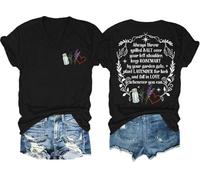 Salt Rosemary Lavender Love Shirt V Neck Practical Magic Shirt Funny Two Sided Graphic Tees