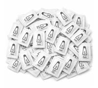 Salt Sachets 200 Pack - Individually Wrapped Single Mini Portion Control for Cafés, Takeaways, Travel & Office - Hygienic Sealed Table Salt Packets Mini