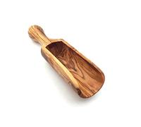 Salt Scoop 6/9/12 cm Spice Scoop Wooden Scoop Wooden Scoop Handmade from Olive Wood (Length: 12 cm)